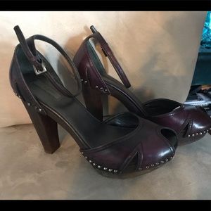 From the set of Nashville (tv)Vintage Prada platform peeptoe